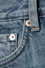 Radio Blue - Medium Blue - Ray Mid Rise Relaxed Tapered Leg Jeans - 6