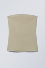 Sage - Tania Rib Tube Top - 0