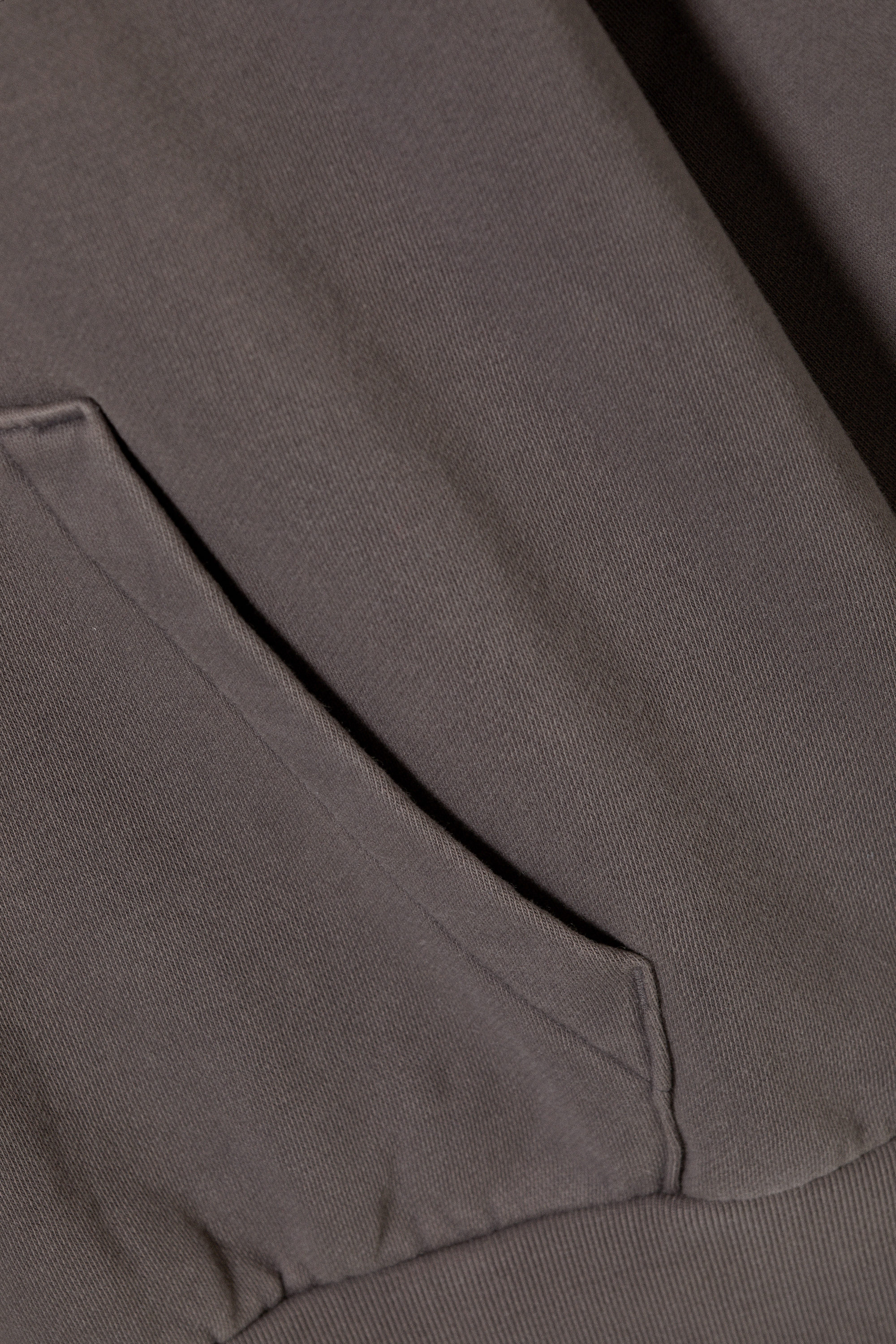 Gewaschenes Dunkelbraun - Hoodie mit weiter Passform - 4