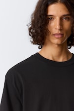 Black - Oversized Heavyweight T-shirt - 1