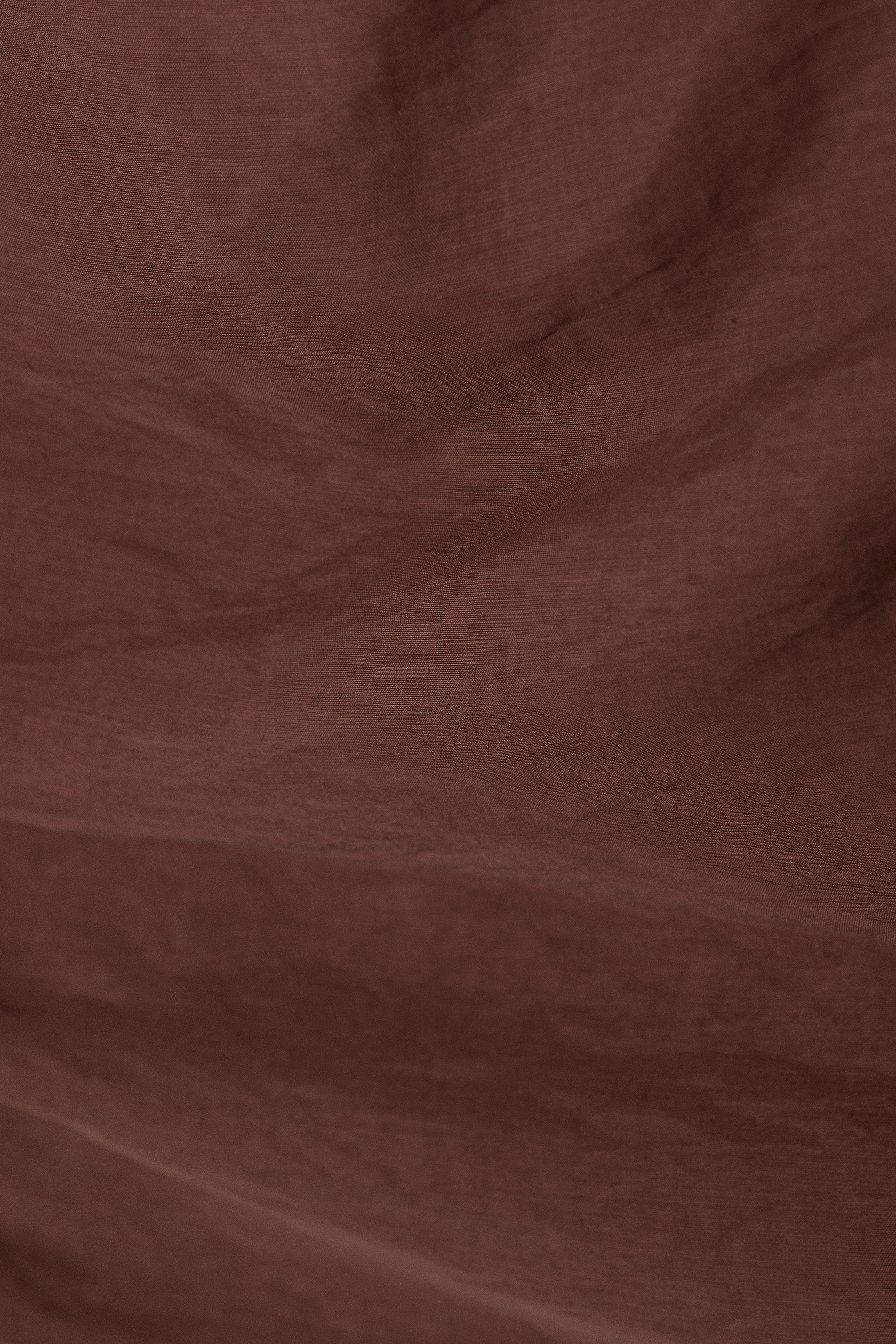 Braun - Transparentes, asymmetrisches Top mit Kordelzug - 5