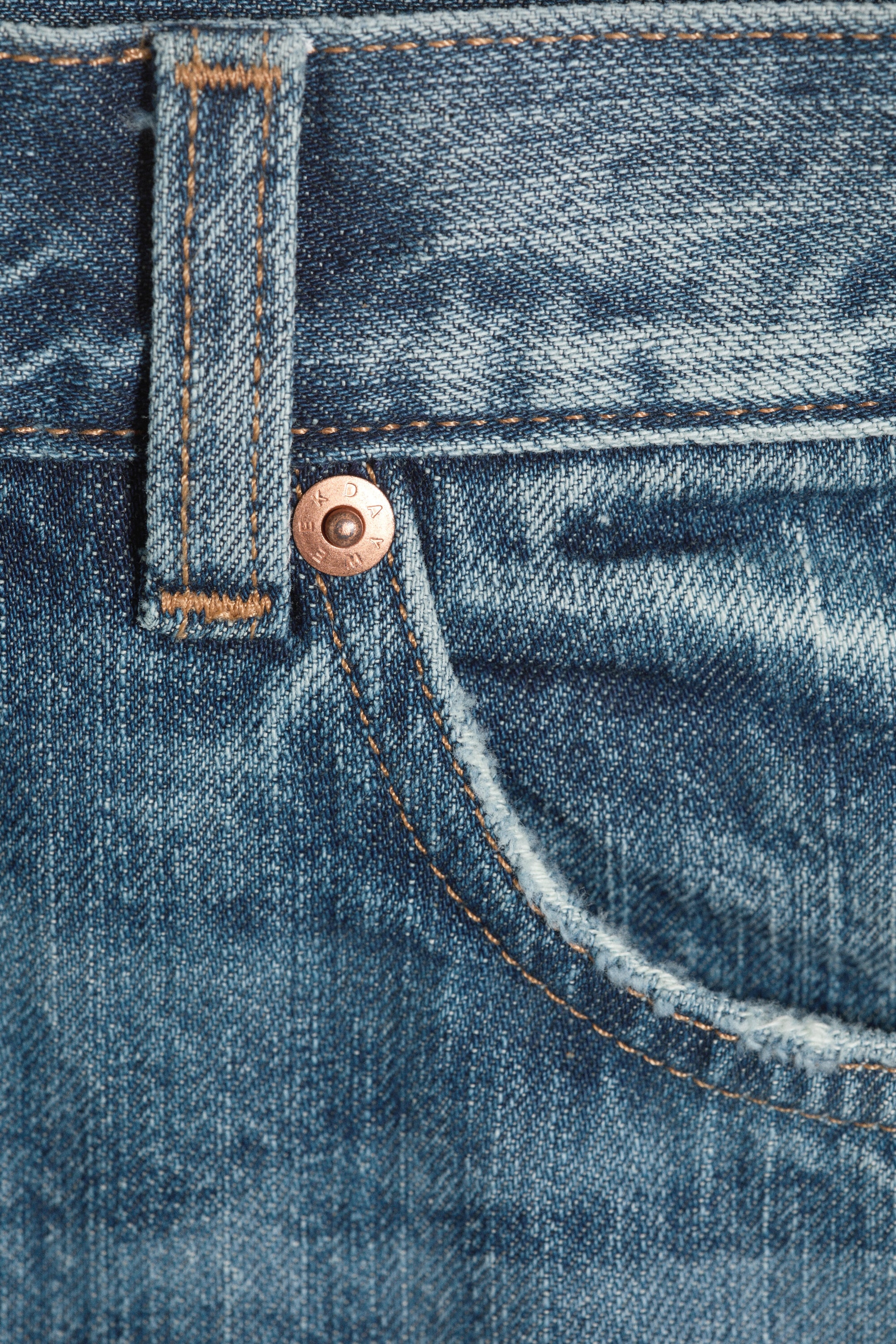 Milano Blue - Mellanblå - Sonic Low Waist Regular Straight jeans - 6