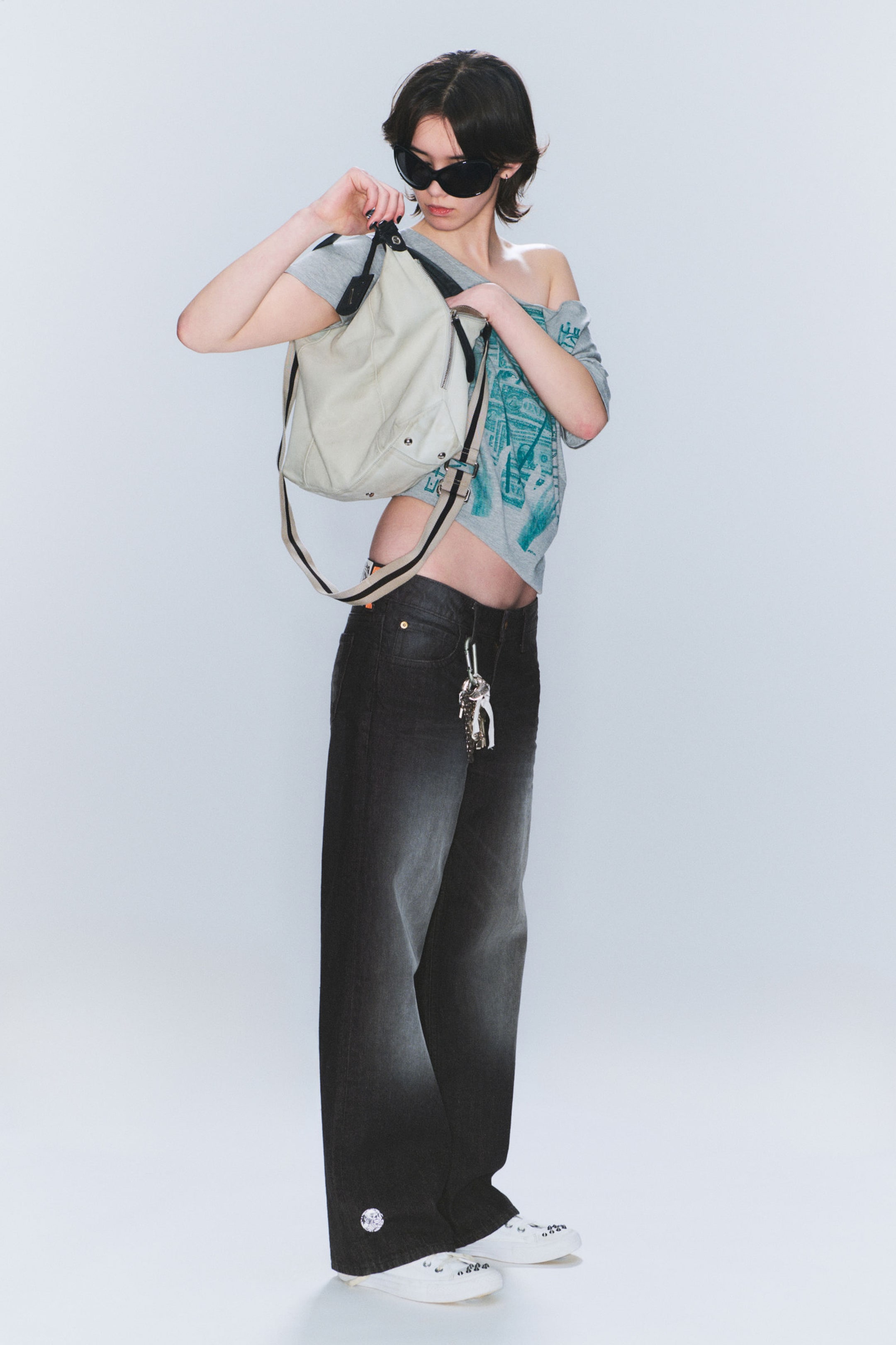 #272627 - Messy Low Rise Regular Straight Jeans - 1