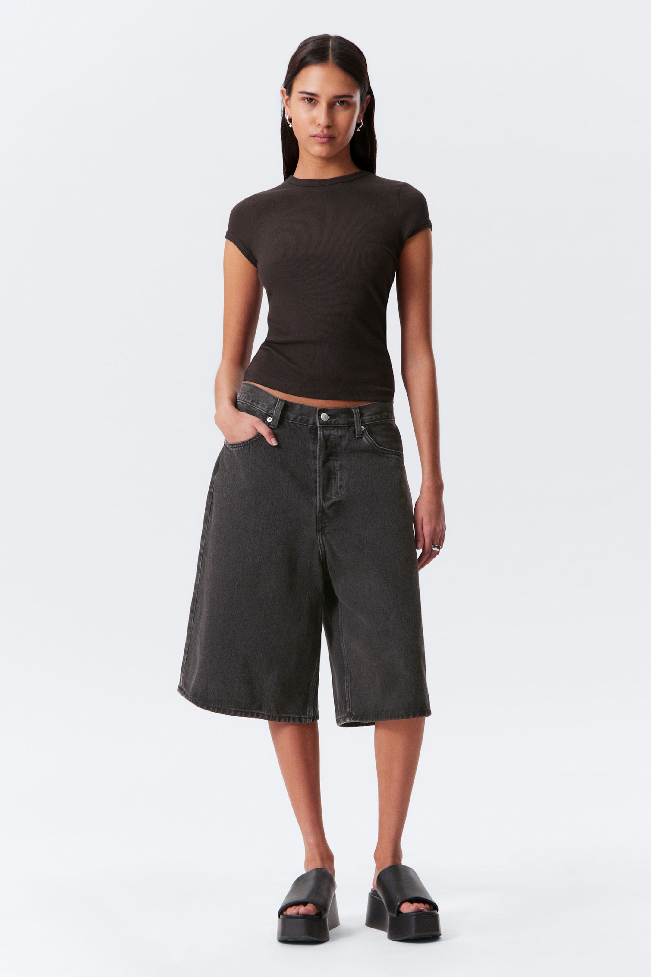 #272628 - Lockere Baggy-Jeansshorts Astro - 2