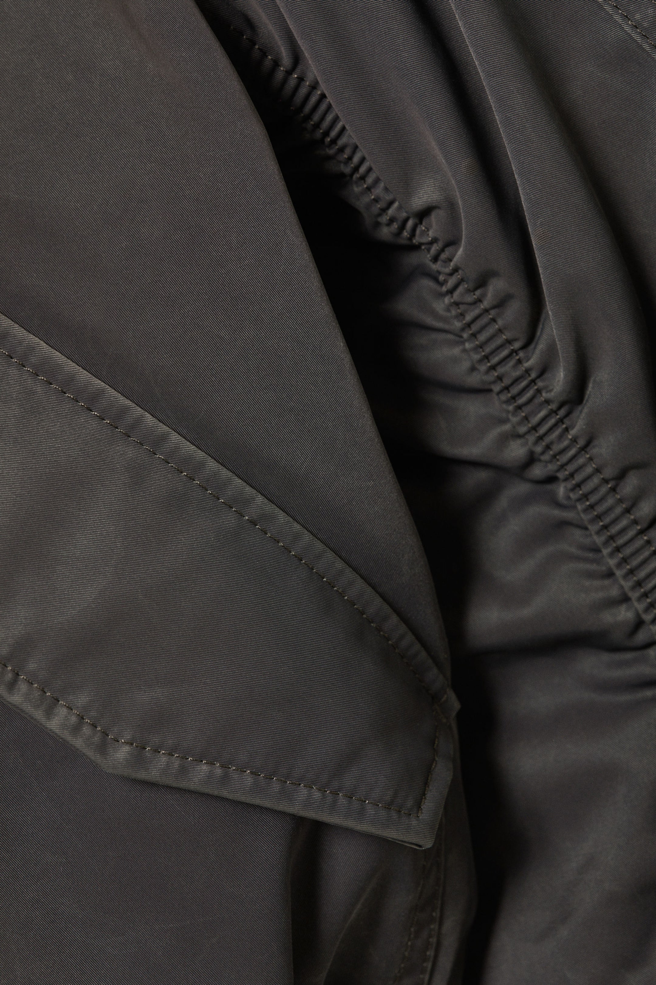 Verwaschenes Schwarz - Bomberjacke im Washed-Look - 1