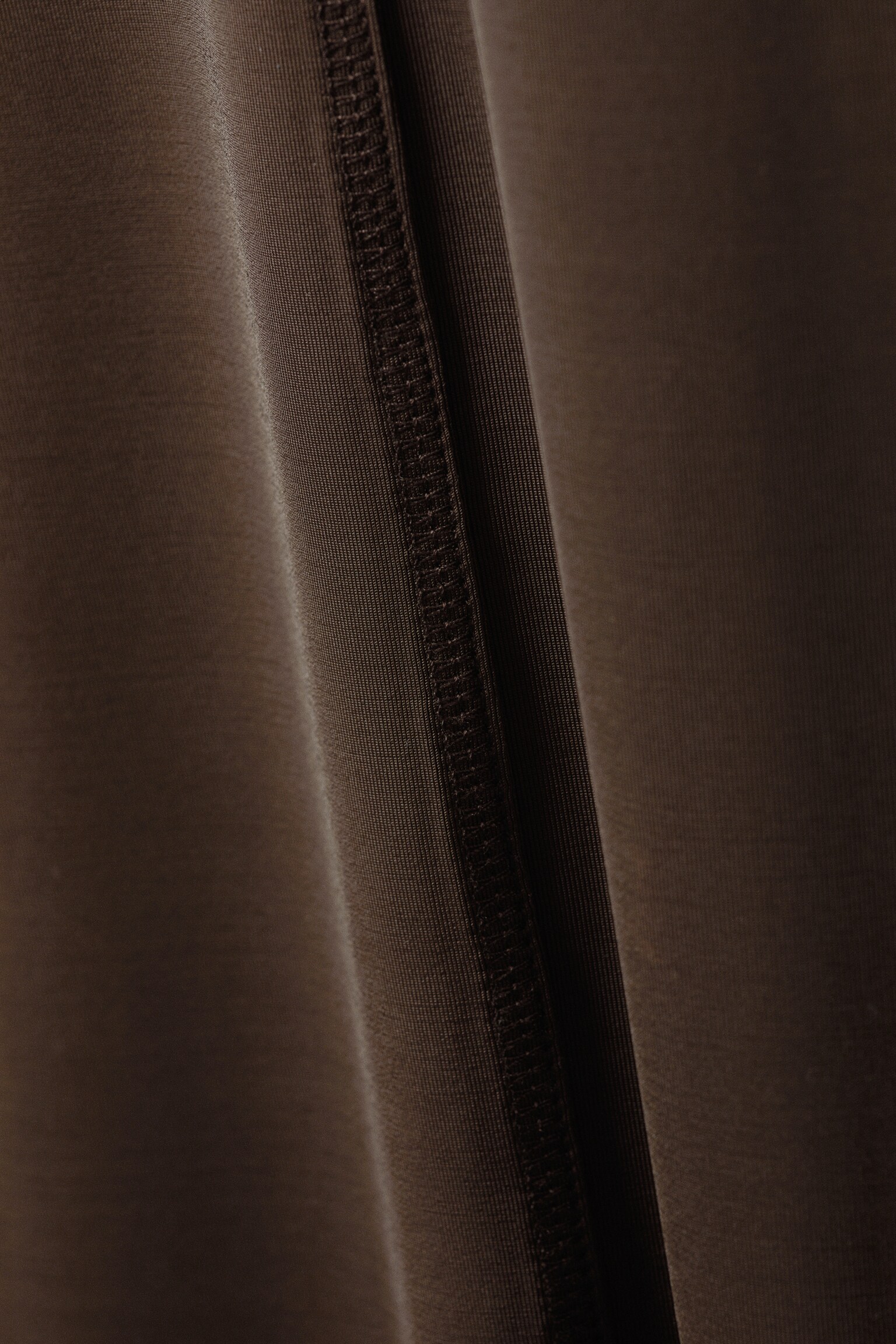 Maxi Jersey Skirt - Dark Brown - 3