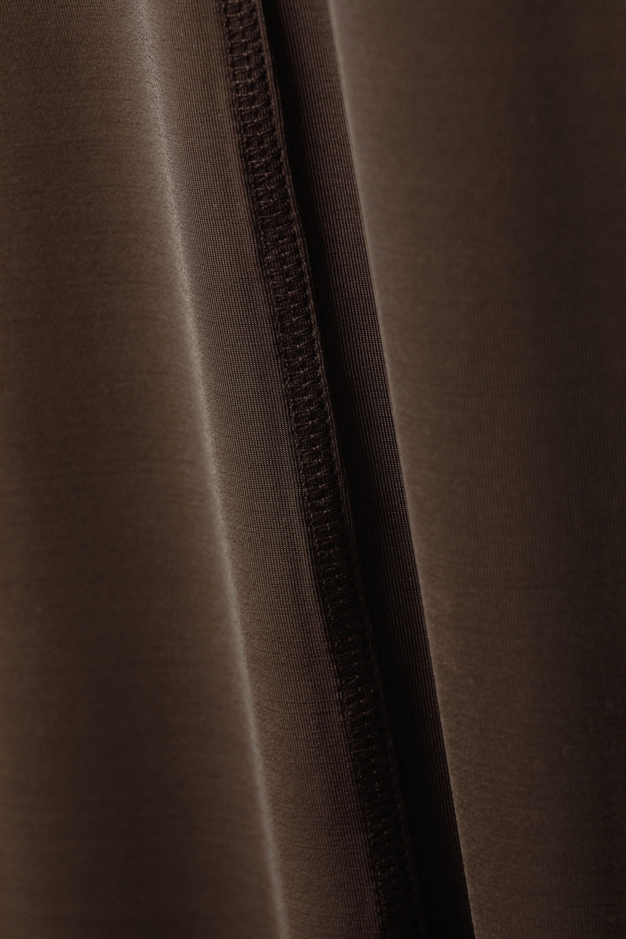 Donkerbruin - Jersey maxirok - 2