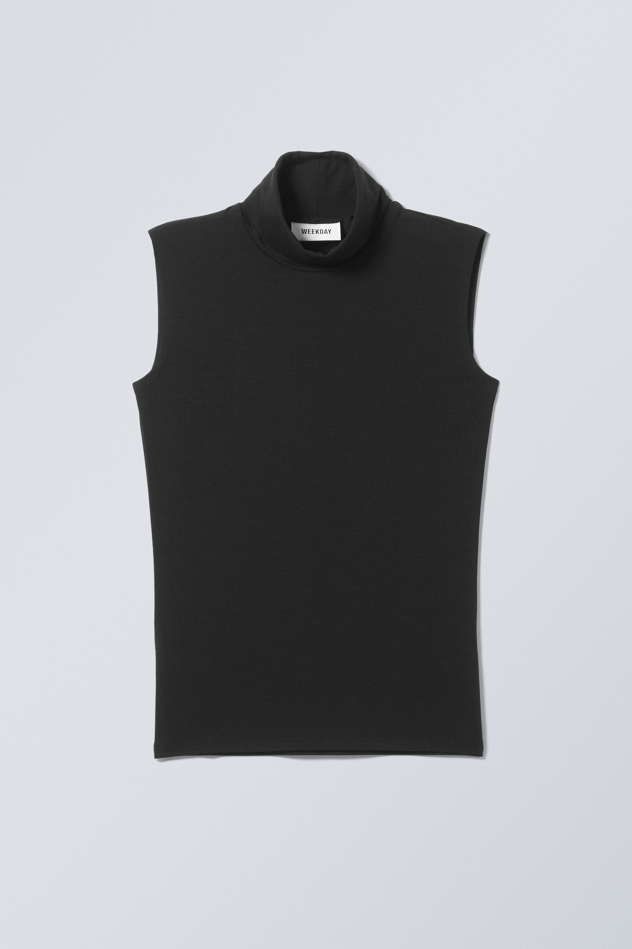 Black - Lykke Turtleneck Tank Top - 0