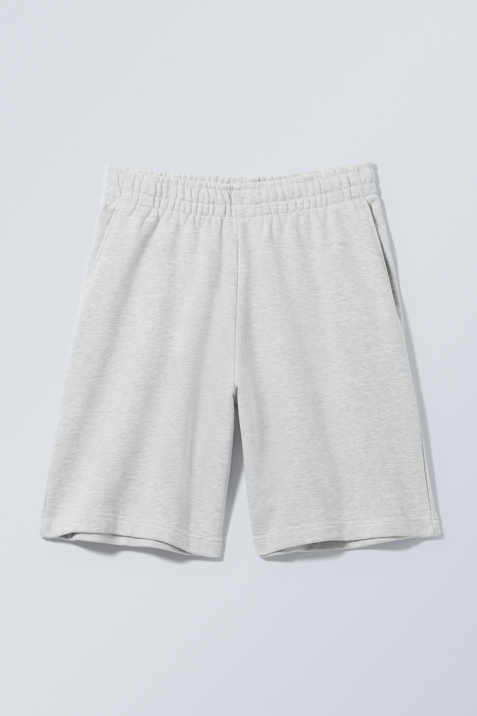loose fit terry sweat-shorts - Grey Melange | Weekday WW