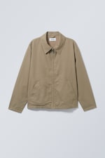 Dark Beige - Martin Linen Jacket - 0