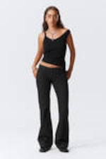Black Rinse - Schwarz - Nova Low Waist Slim Bootcut Leg Jeans - 0
