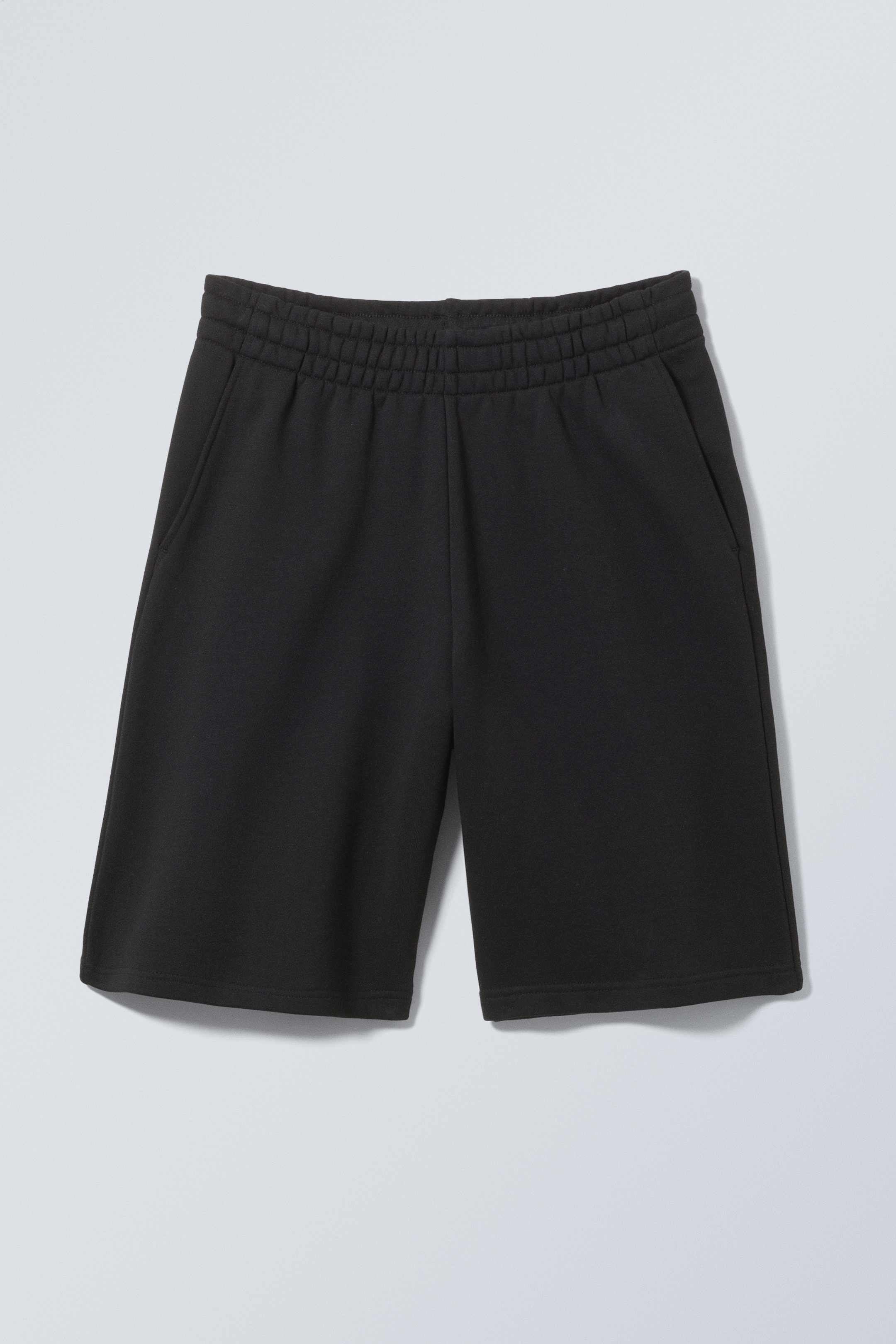 Agrandir l'image: Short de survêtement en tissu éponge à coupe ample - Noir - FEMME | H&M CH 1