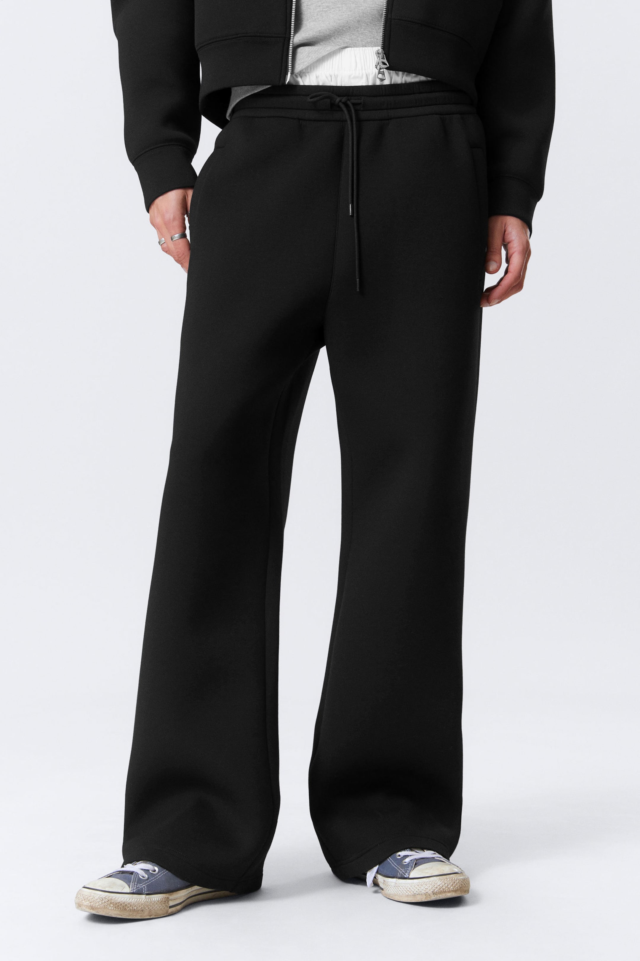 #272627 - Loose Fit Scuba Sweatpants - 2