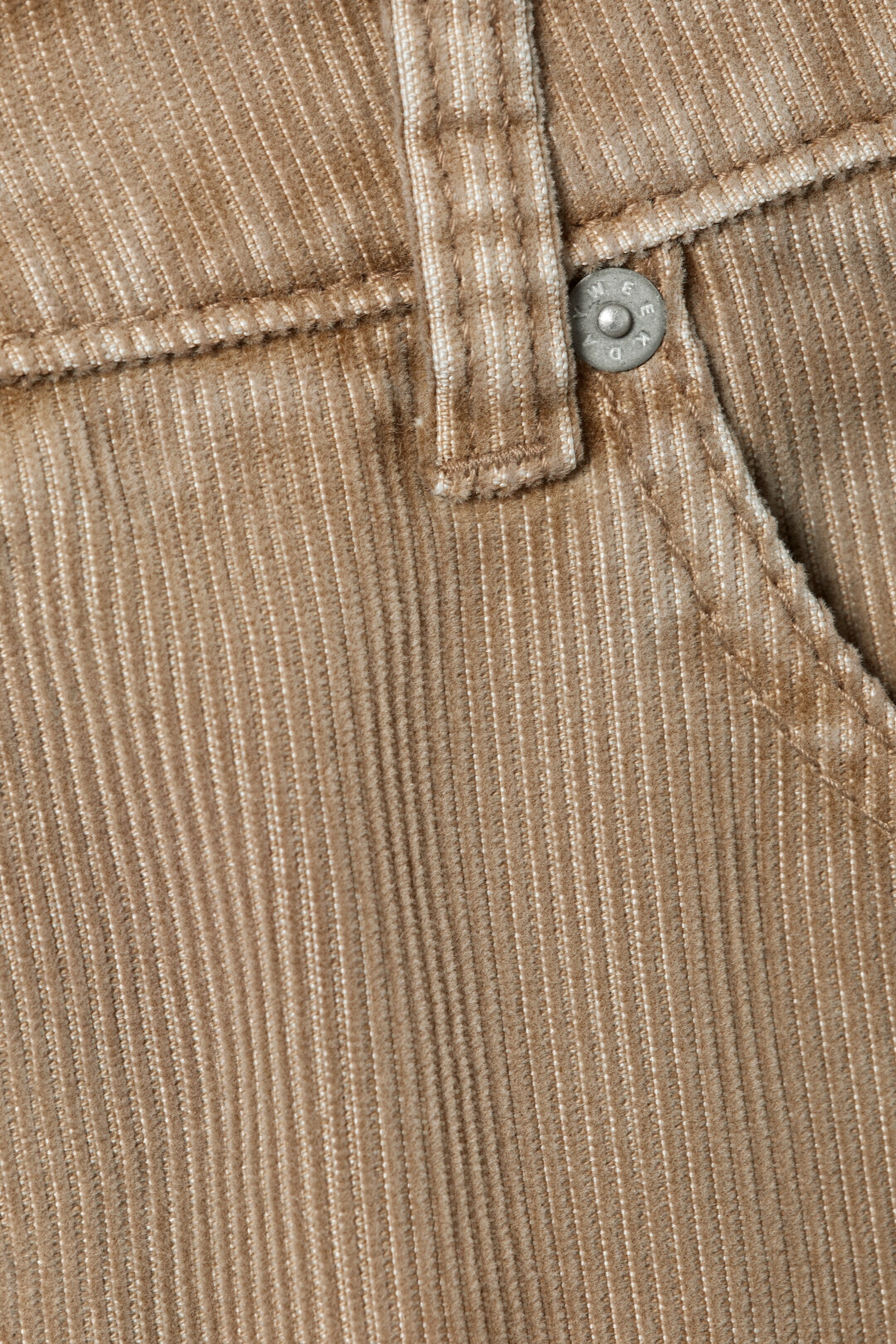 Zobacz większy obraz: Sztruksowe spodnie Astro Loose Baggy - Washed Beige - ON | H&M PL 2