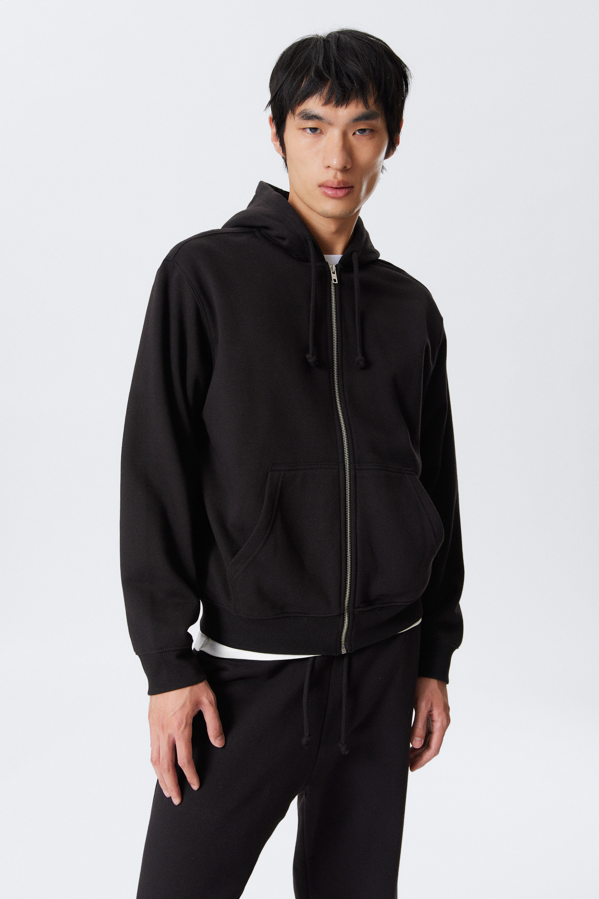 Black - Classic Zip Hoodie - 1
