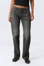 Mine Grey - Medium Grey - Arrow Low Rise Regular Straight Leg Jeans - 1