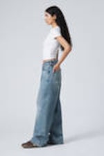 Seventeen Blue - Mittelblau - Astro Loose Baggy Leg Jeans - 5