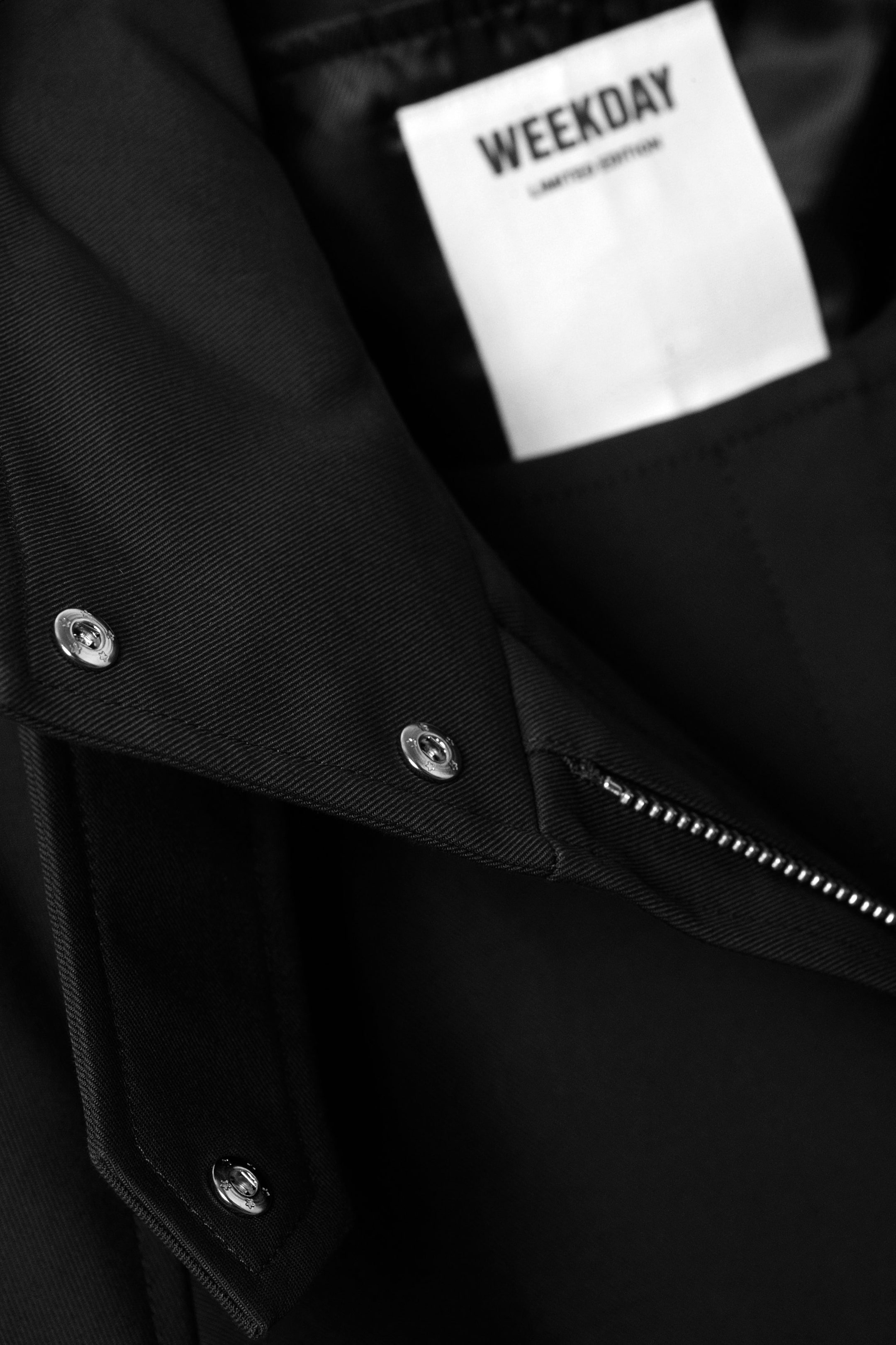 Noir - Trench technique superposé - 7