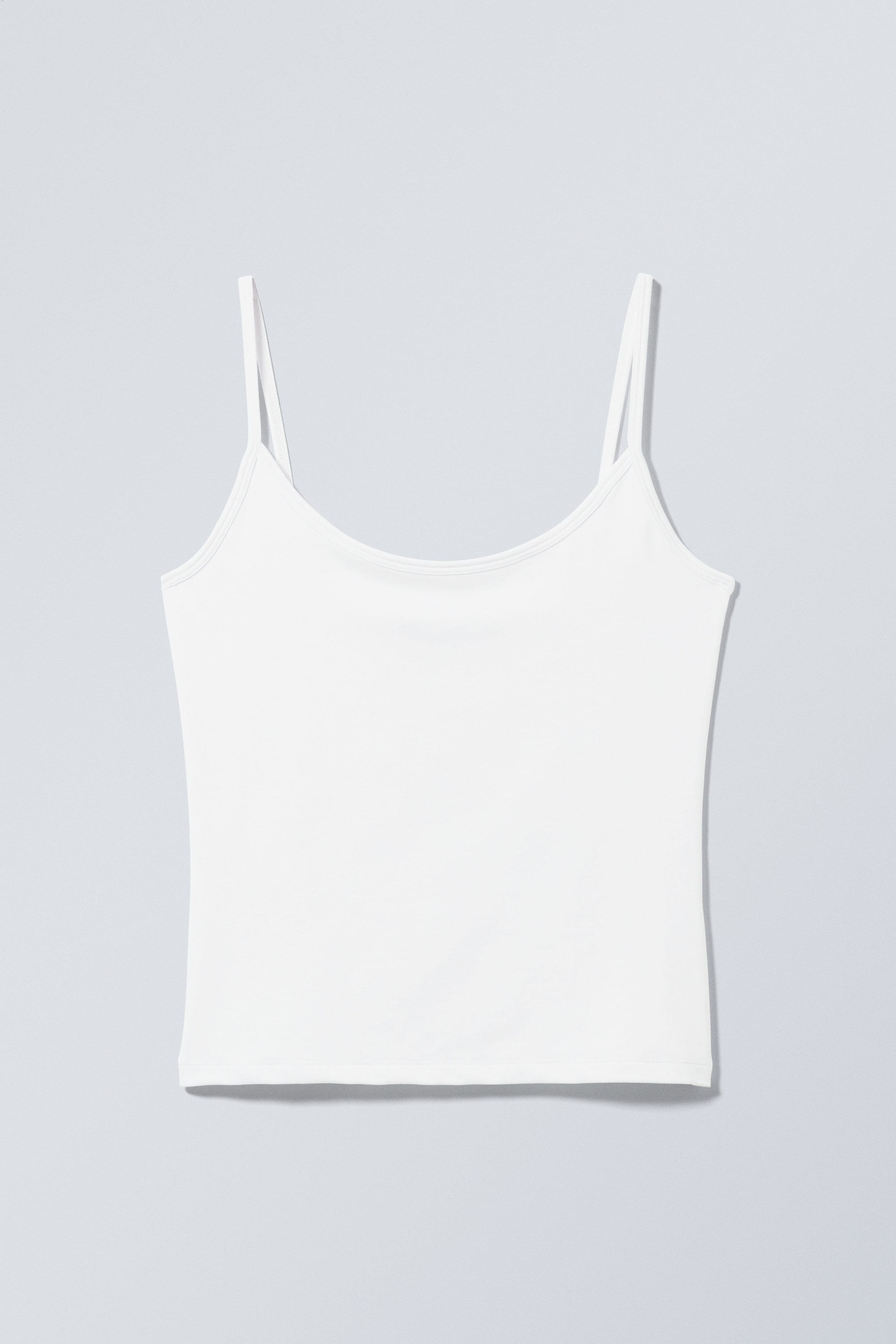 White - Fine Singlet - 0