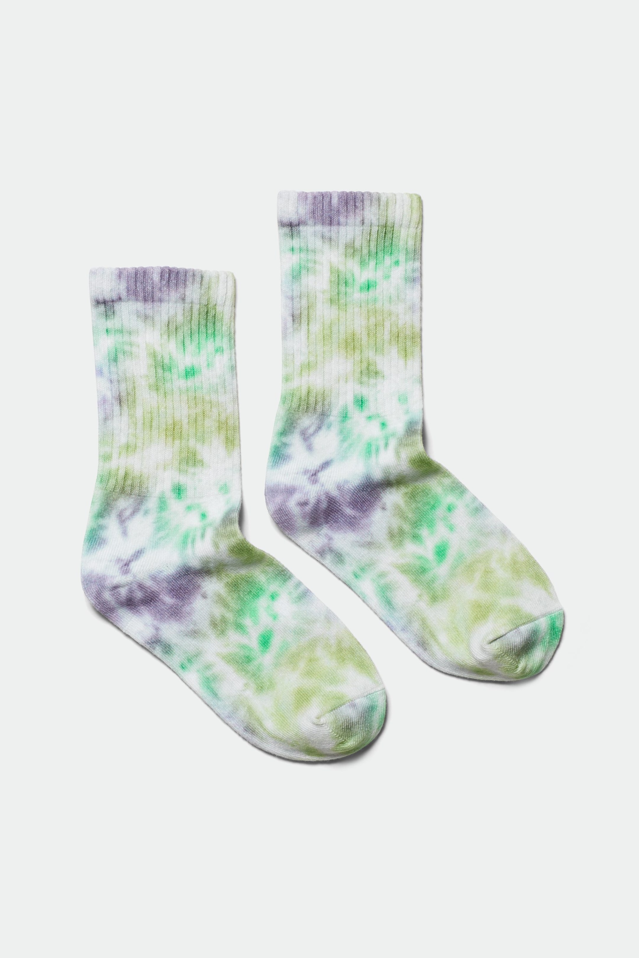 White w green - Sport Printed Socks - 0
