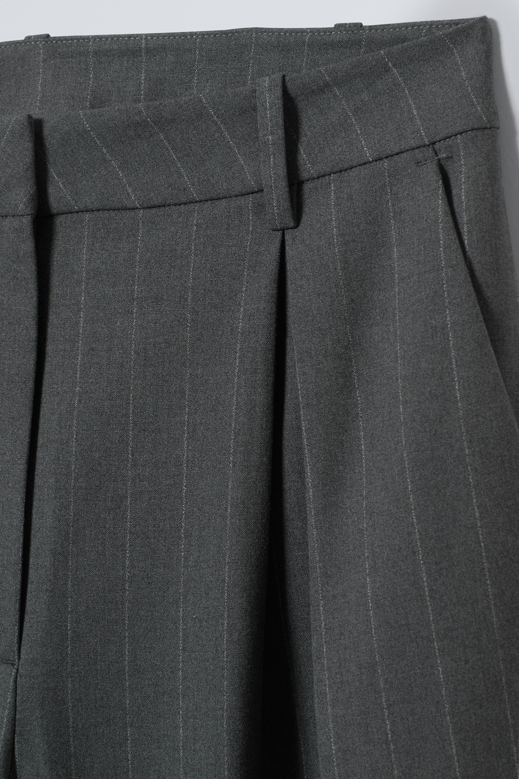 zia suit trousers - Grey Pinstripe | Weekday WW