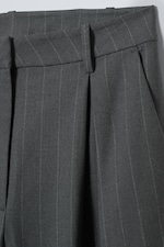 Grey Pinstripe - Zia Suit Trousers - 1