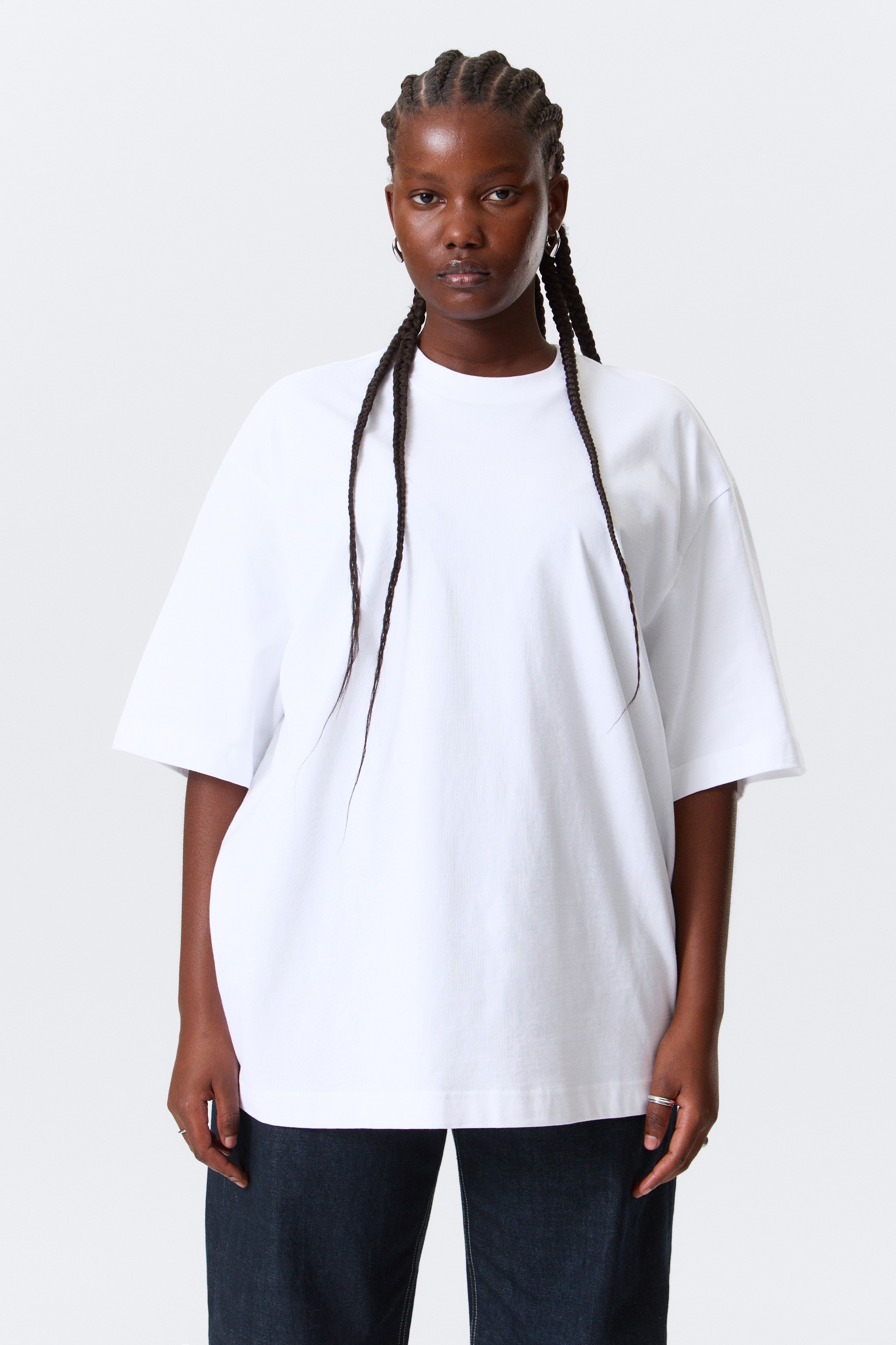 T-shirt oversize - Bianco