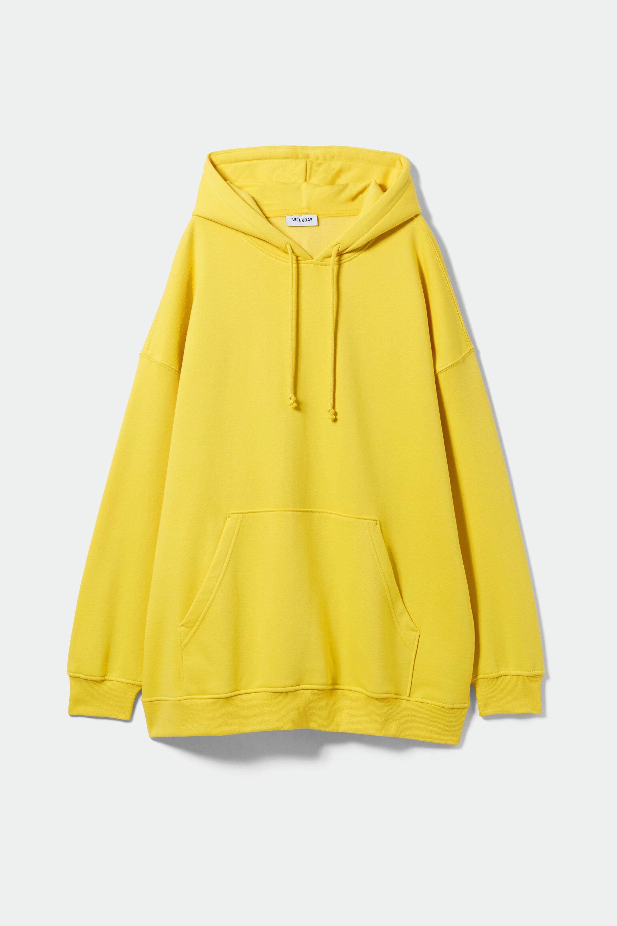 Gelb - Super-Oversized-Kapuzenpullover - 0