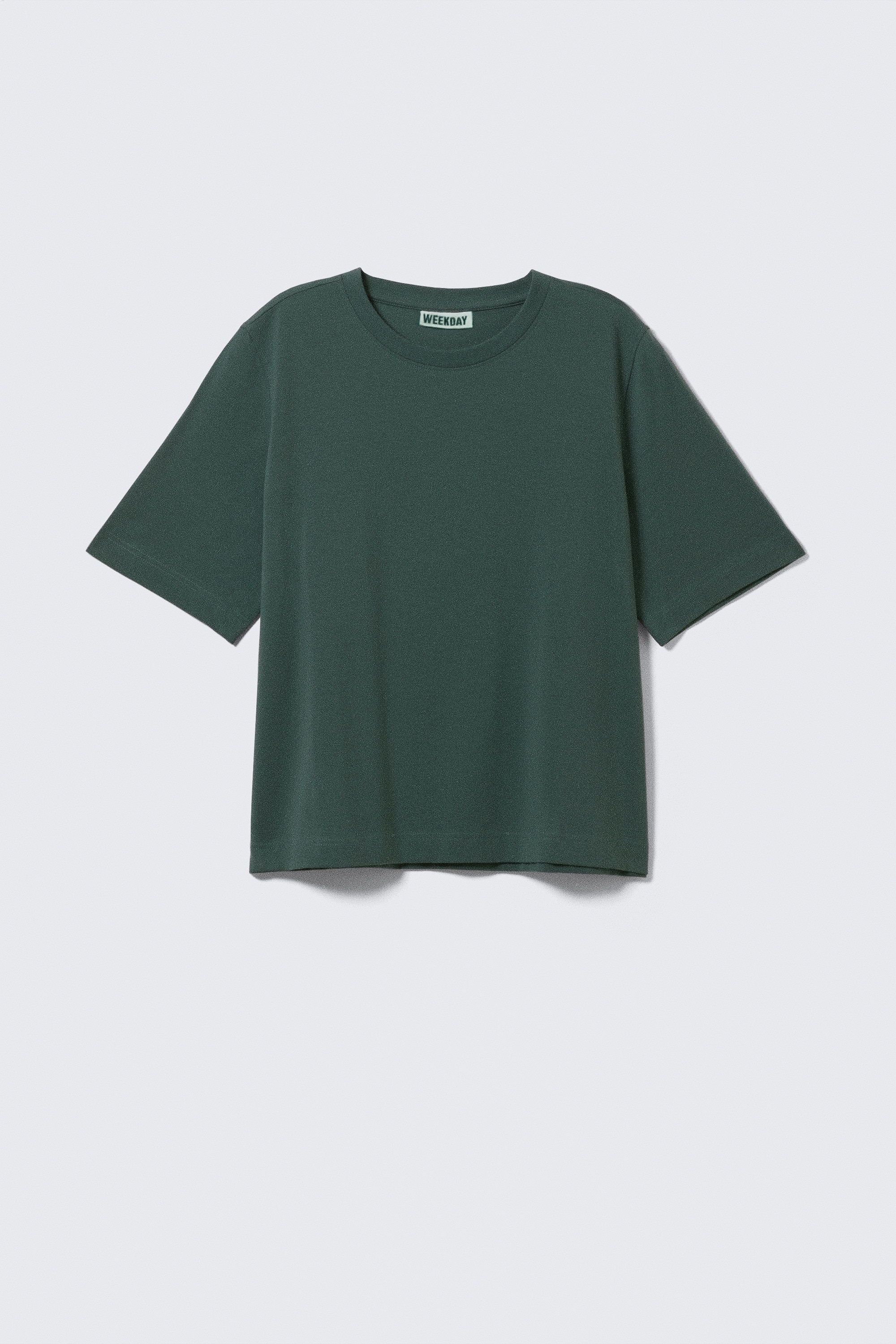 Perfect Boxy T-shirt - Πετρόλ/Black/White/Dark Blue/Khaki Green/Σκούρο Πράσινο/Light Grey Melange