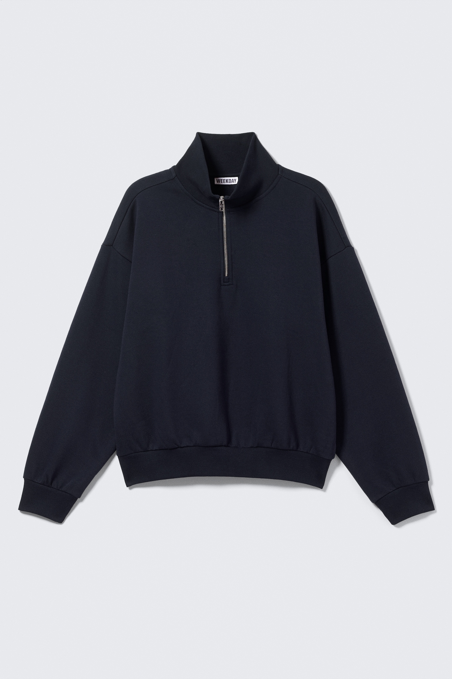 Sudadera Loose Half Zip - Azul marino oscuro/Negro/Rojo oscuro - 2