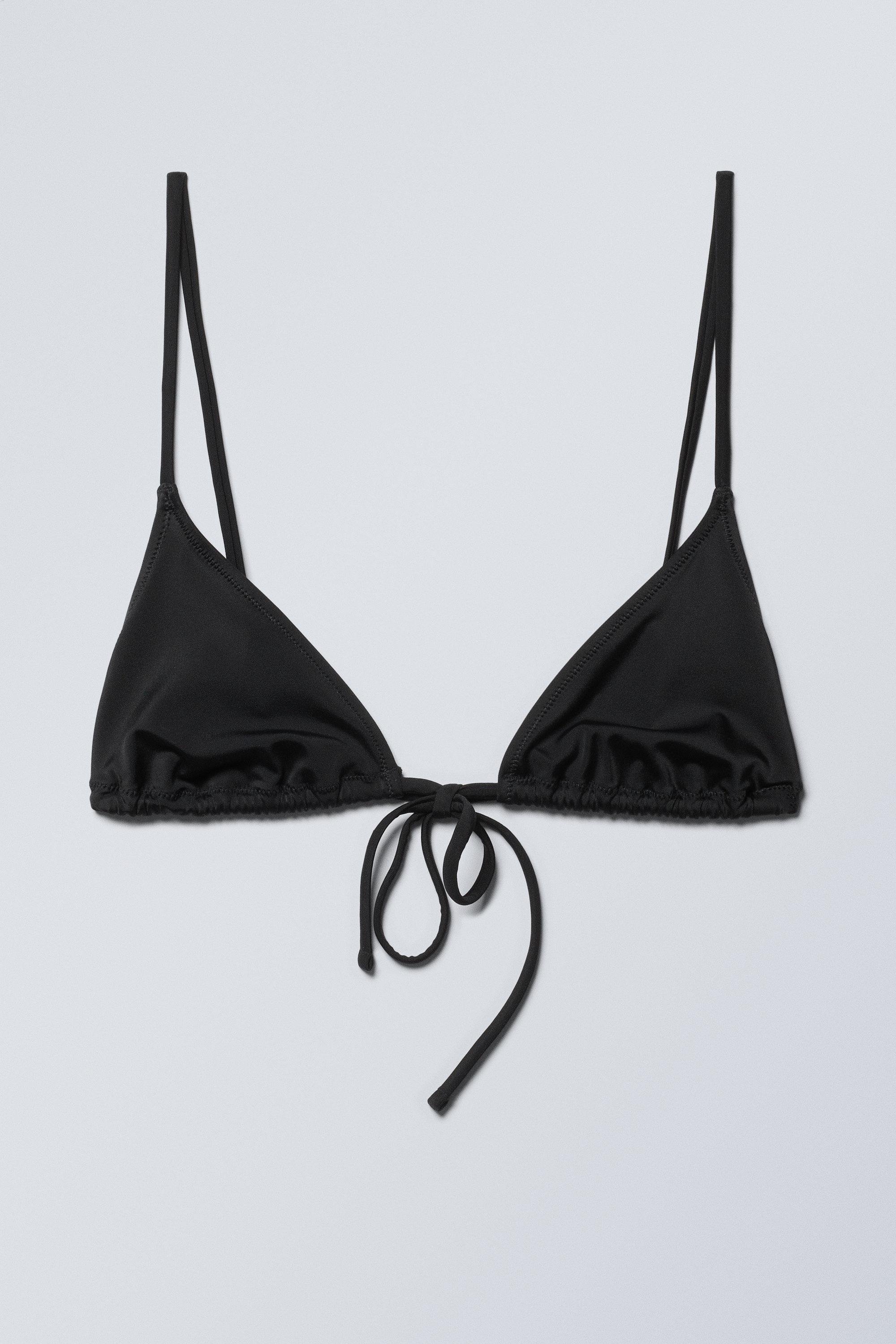 Black - Triangle Bikini Top - 4