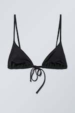 Black - Triangle Bikini Top - 3