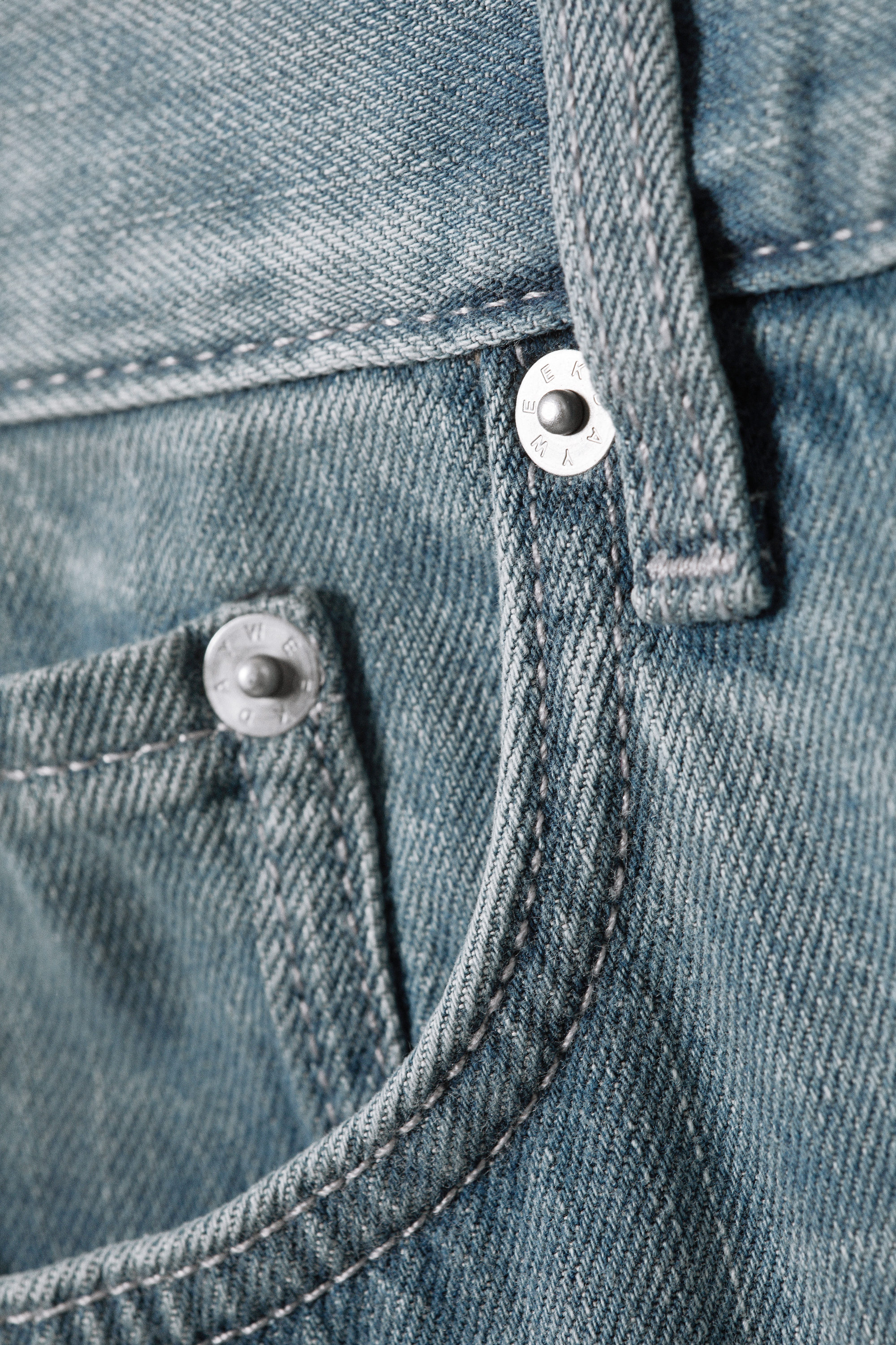 Gloria Blue - Bleu moyen - Jean droit ample taille mi-haute Galaxy - 12