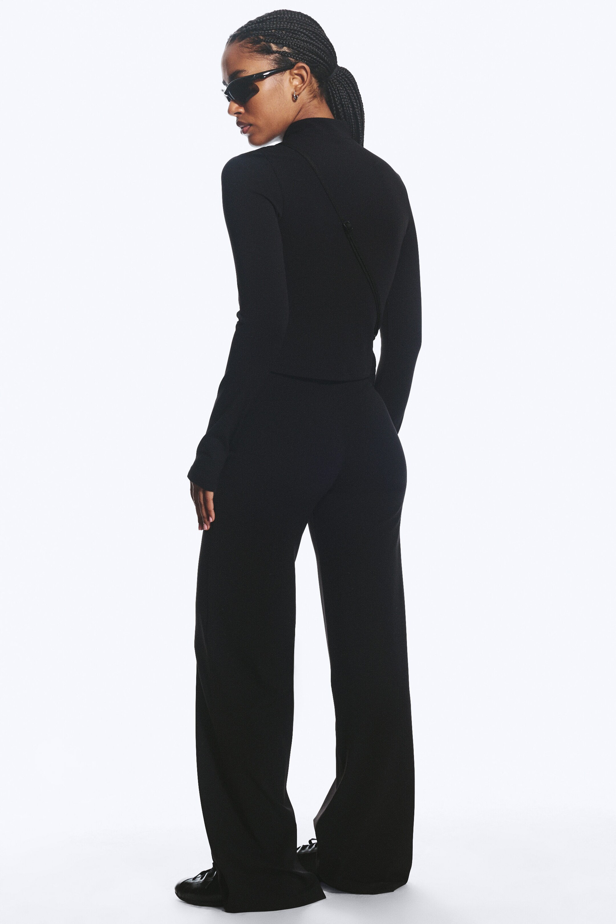 Noir - Pantalon de sport décontracté - 3