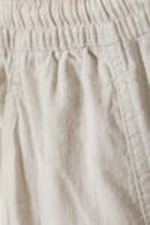 Staubiges Ecru meliert - Lässige Hose aus Leinenmischung - 5