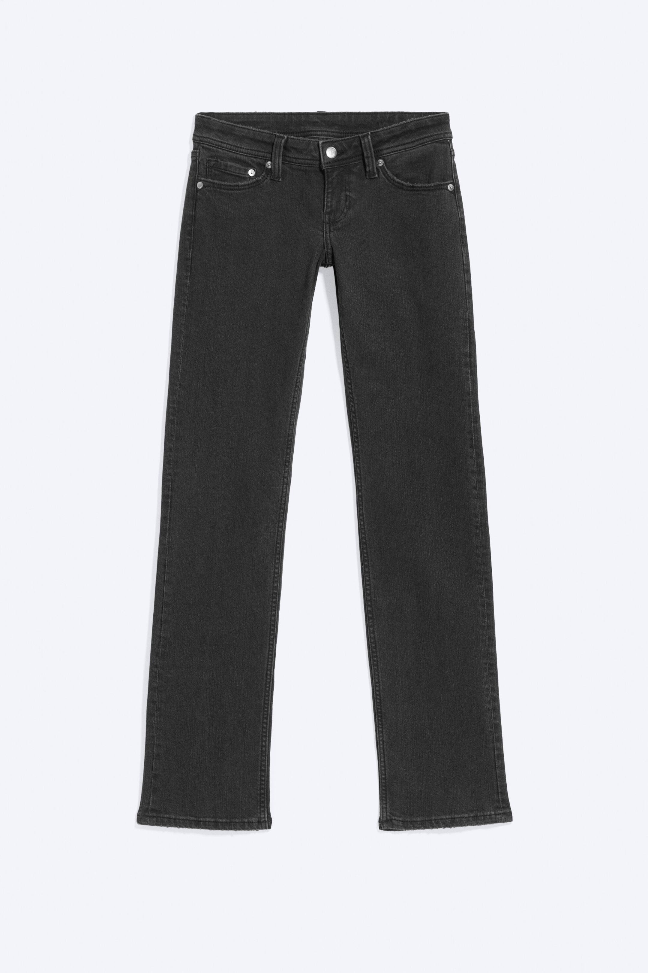 Washed Black - Black - RIOT LOW WAIST SLIM FIT BOOTCUT JEANS - 5