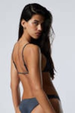 Dark Blue - Triangle Bikini Top - 2