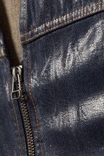 Coated Dusty Blue - Aitos Coated Denim Vest - 1
