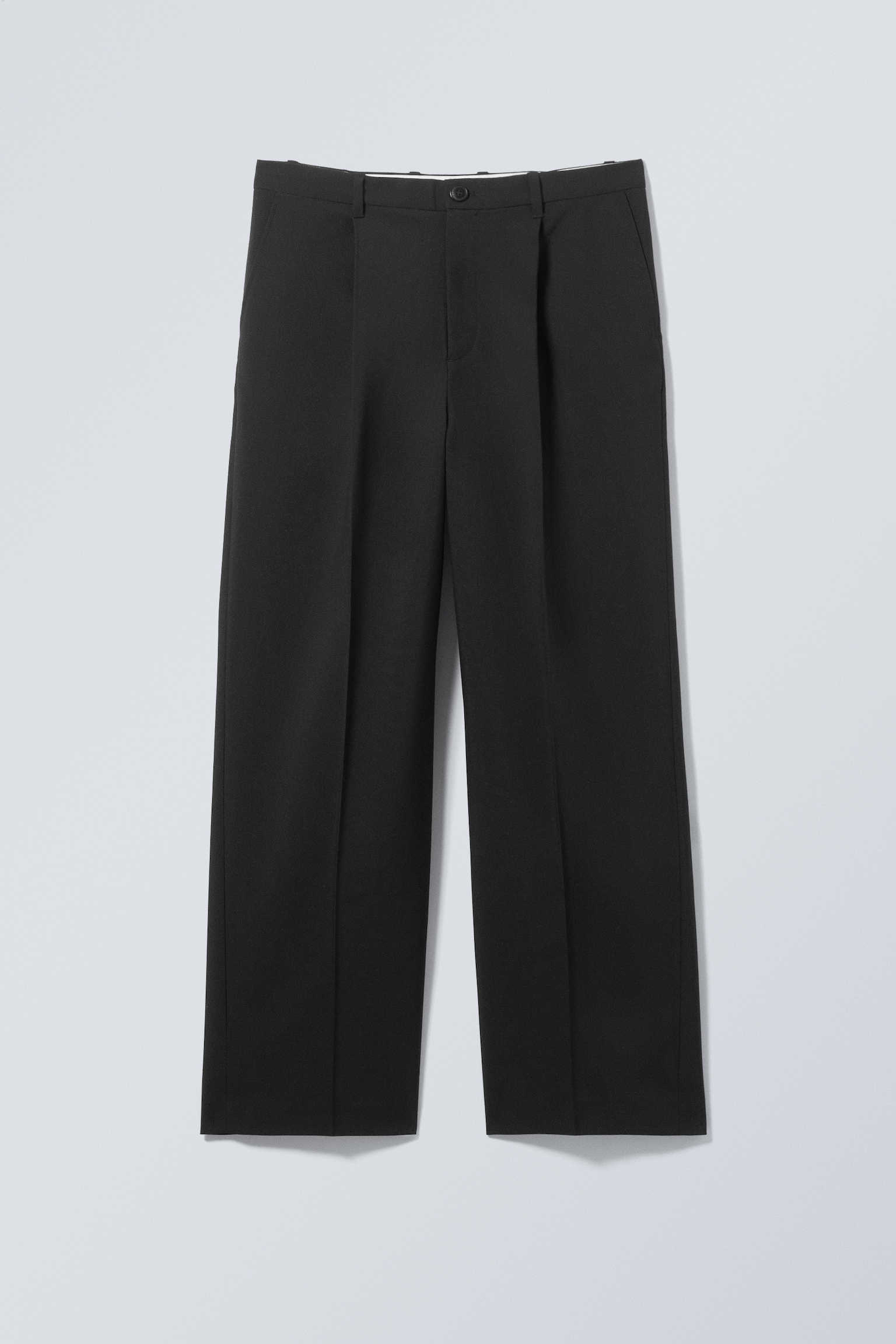 Uno Loose Suit Trousers - Black/Dark Brown/Striped Grey/Beige Melange/Beige - 2