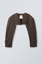 Dunkelbraun - Wednesday Jacke - 0