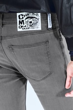 Bored Grey - Grey - Sleeze Low Waist Skinny Jeans - 3