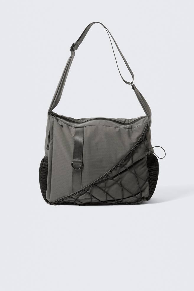 Sac bandoulière utilitaire - Gris foncé/Noir - 1
