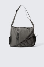 Dark Grey - Utility Crossbody Bag - 0