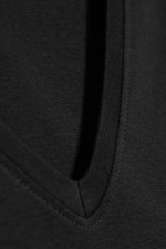 Dark Grey - Slim Fit Deep V-Neck T-Shirt - 1
