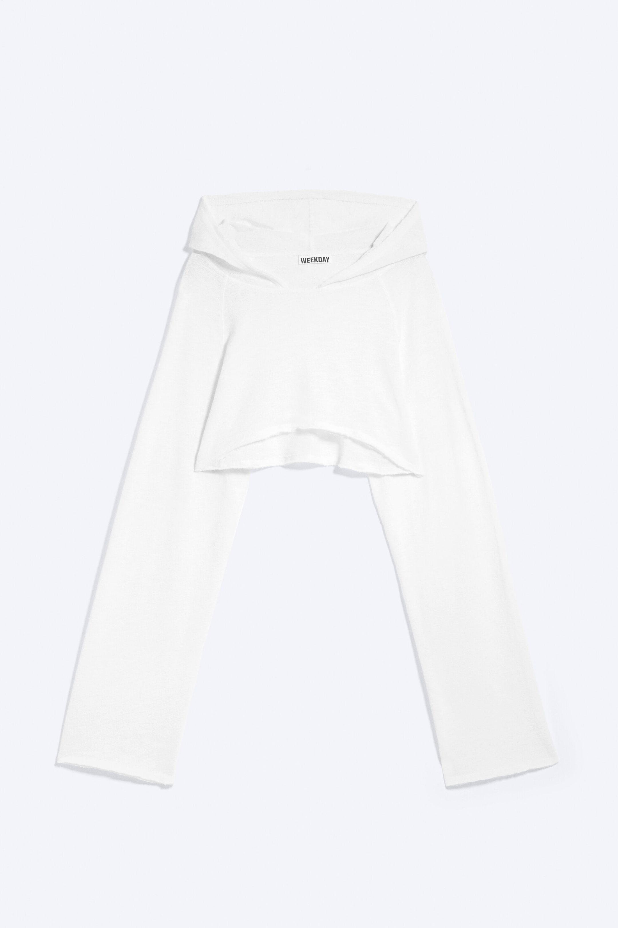 White - Cropped bolero met capuchon - 4