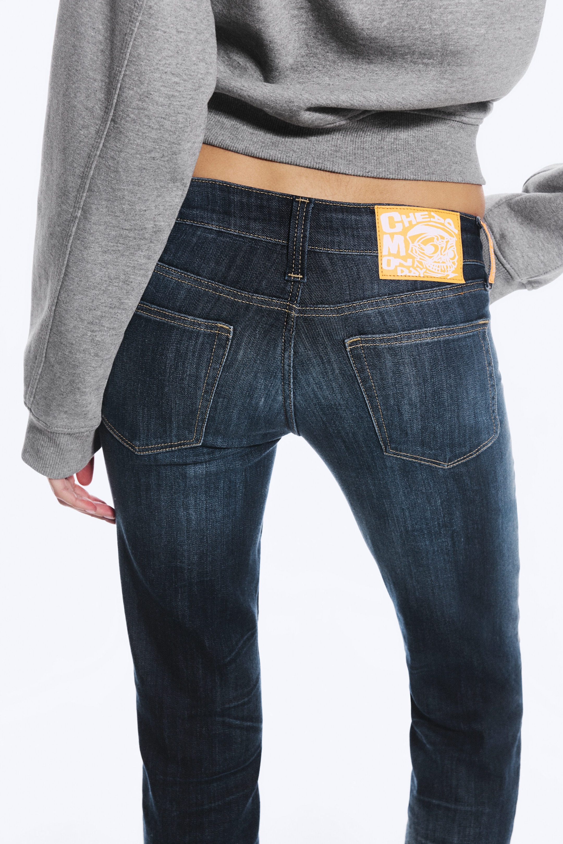Star Blue - Dark Blue - Booty Bei Low Rise Skinny Bootcut Jeans - 5