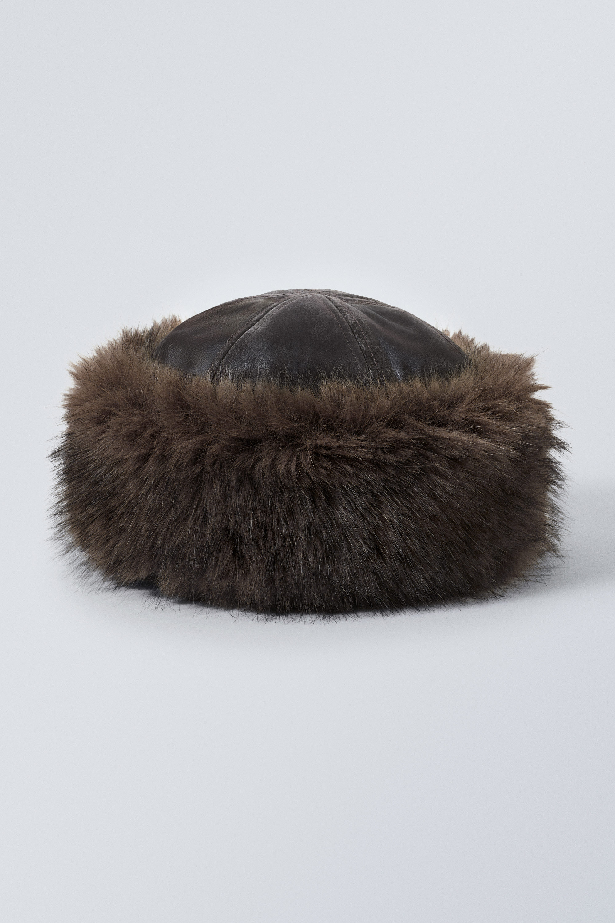 Brown - Faux Fur Hat