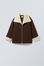 Braun - Jacke Noah aus Wollmix - 0