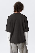 Black & White - Double-Layered Cotton T-shirt - 2