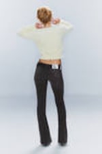 Black - Booty Bei Low Waist Skinny Bootcut Jeans - 2